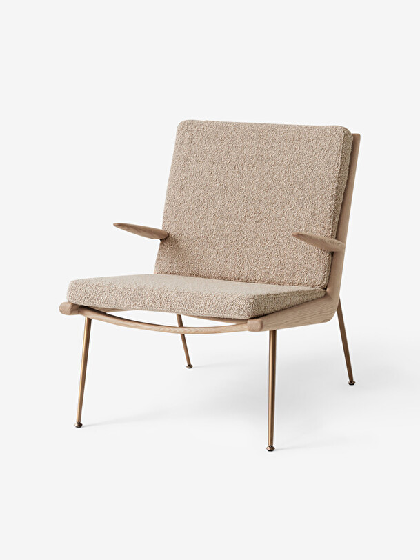 fauteuil boomerang hm2 chene - amptradizione beige