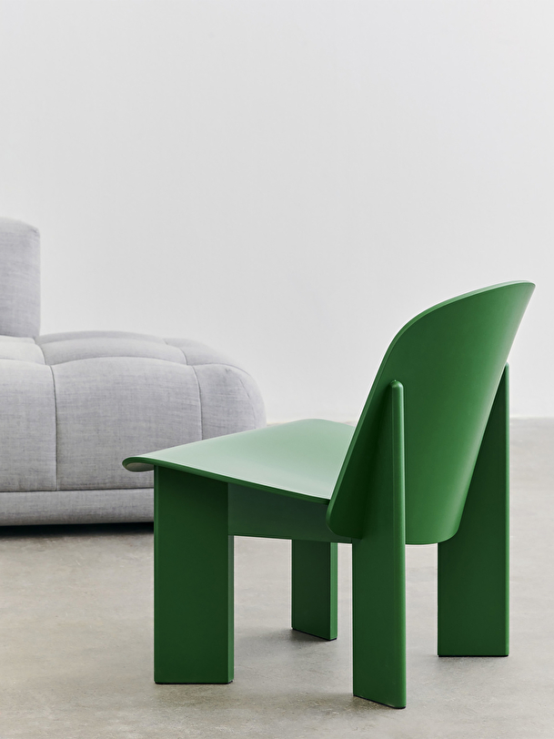 scalpello poltrona in legno verde