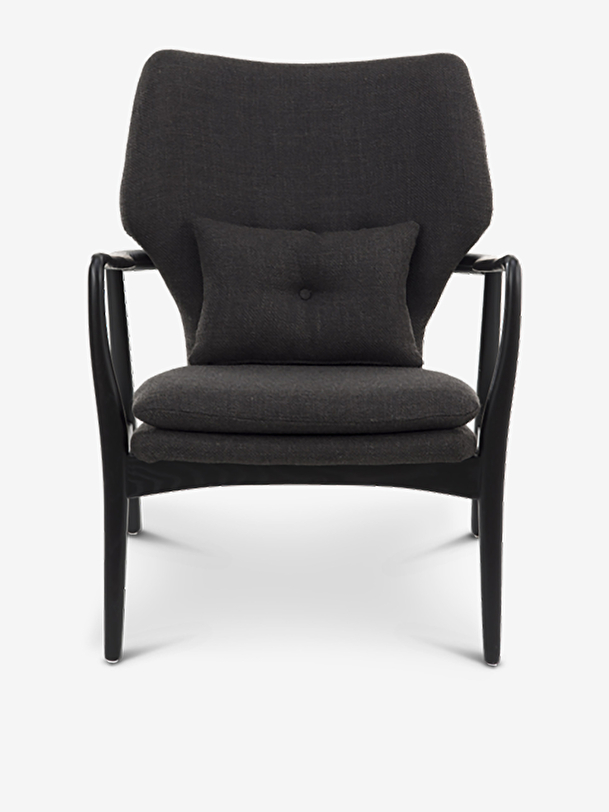 fauteuil peggy noir nero