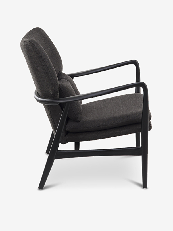 fauteuil peggy noir nero