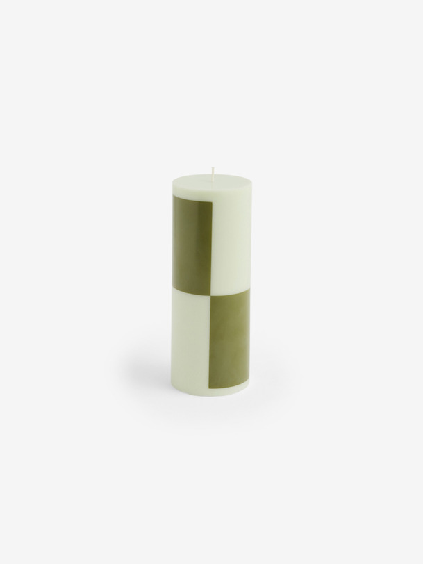 colonna candela kaki t.m - fieno khaki