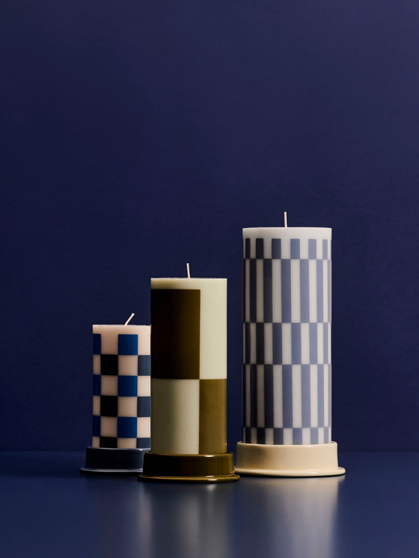 colonna candela antracite t.m - fieno antracite