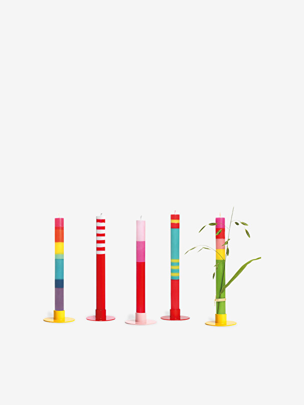 grazie candela multicolore