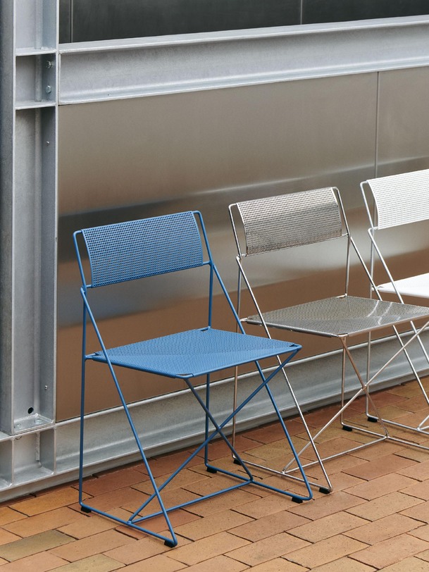 chaise x-line bleu - fieno blu