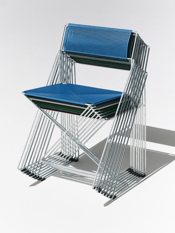 chaise x-line bleu - fieno blu