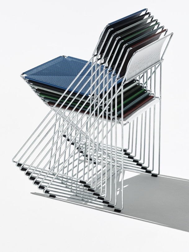 chaise x-line bleu - fieno blu