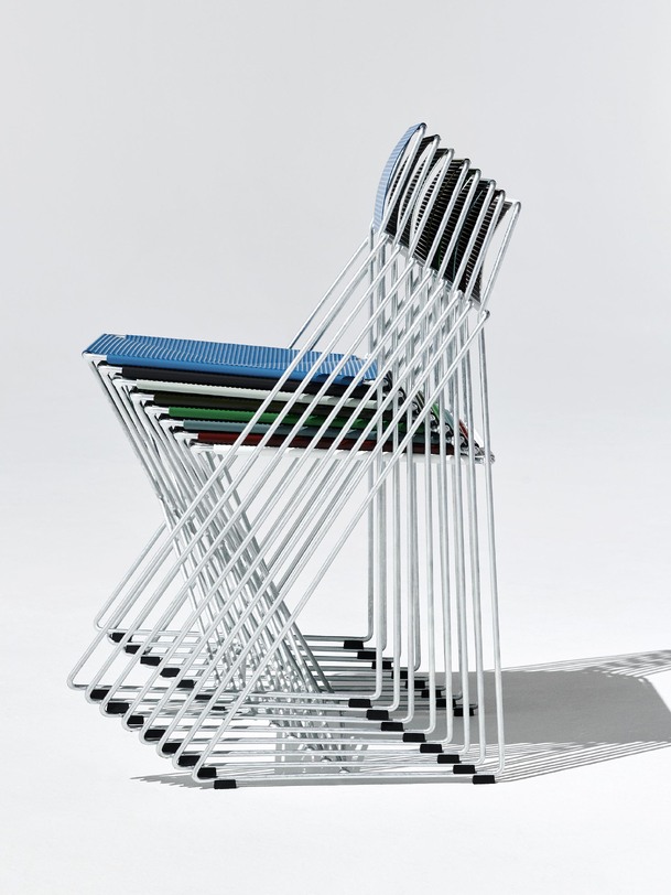 chaise x-line bleu - fieno blu