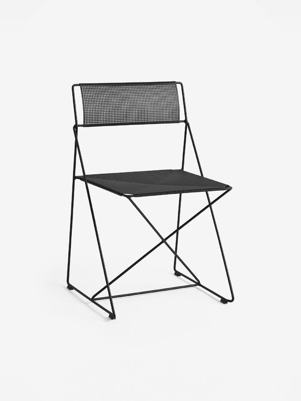 chaise x-linea noir di fieno nero