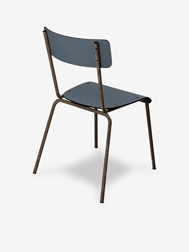 suzie blue grigio sedia blu