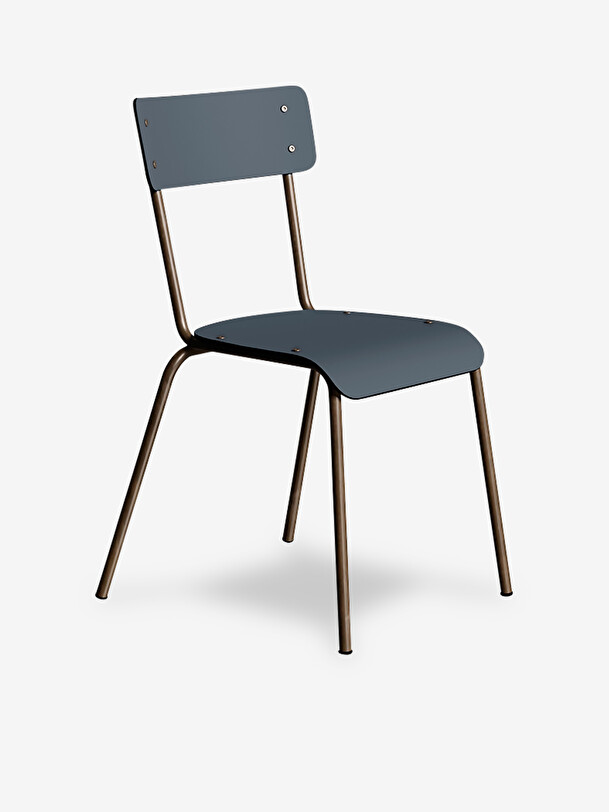 suzie blue grigio sedia blu