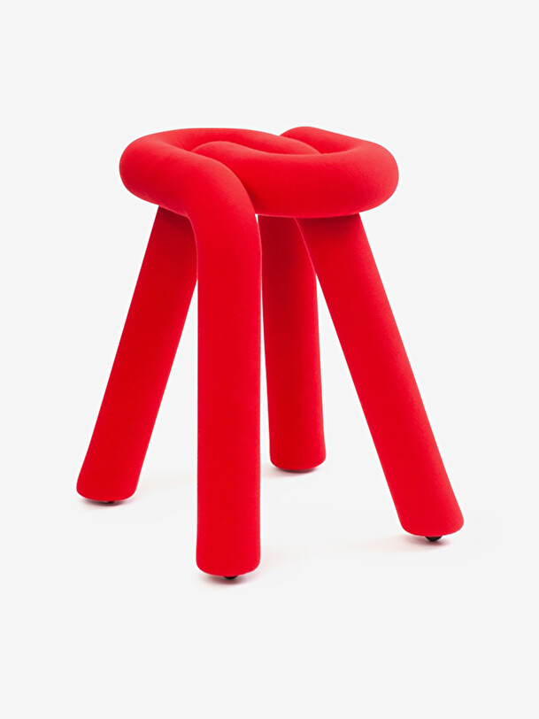 in grassetto sgabello rosso rosso
