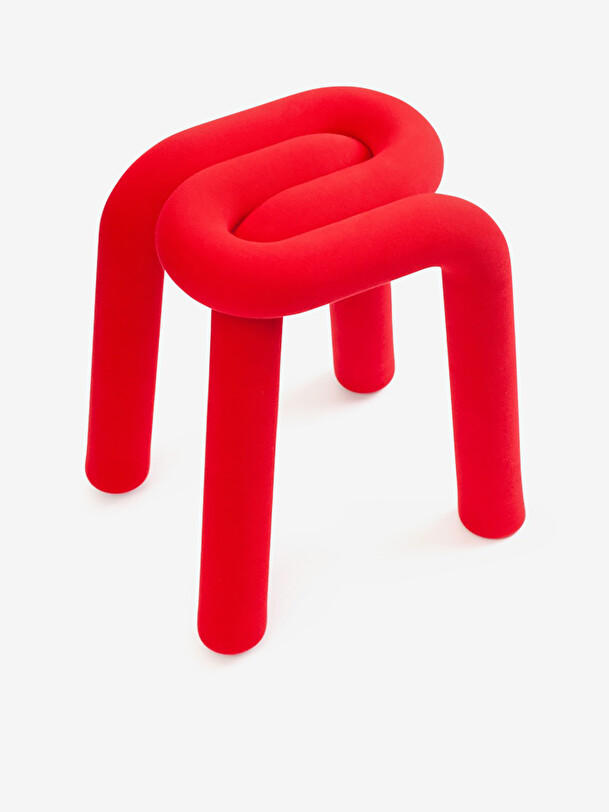 in grassetto sgabello rosso rosso