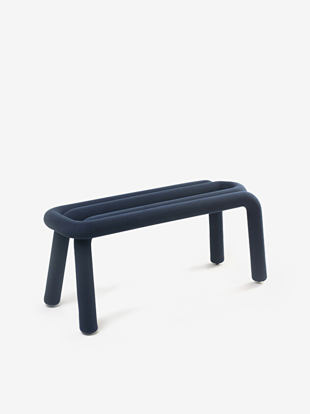 in grassetto panchina navy-marine