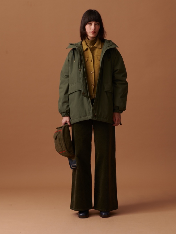 oxana puffer giacca militare