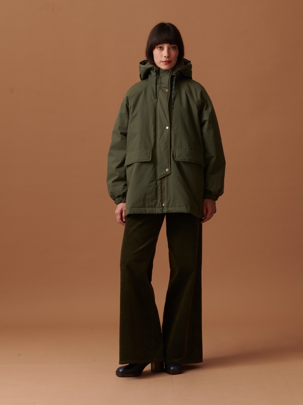 oxana puffer giacca militare