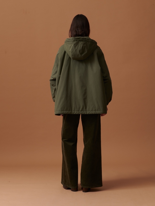 oxana puffer giacca militare