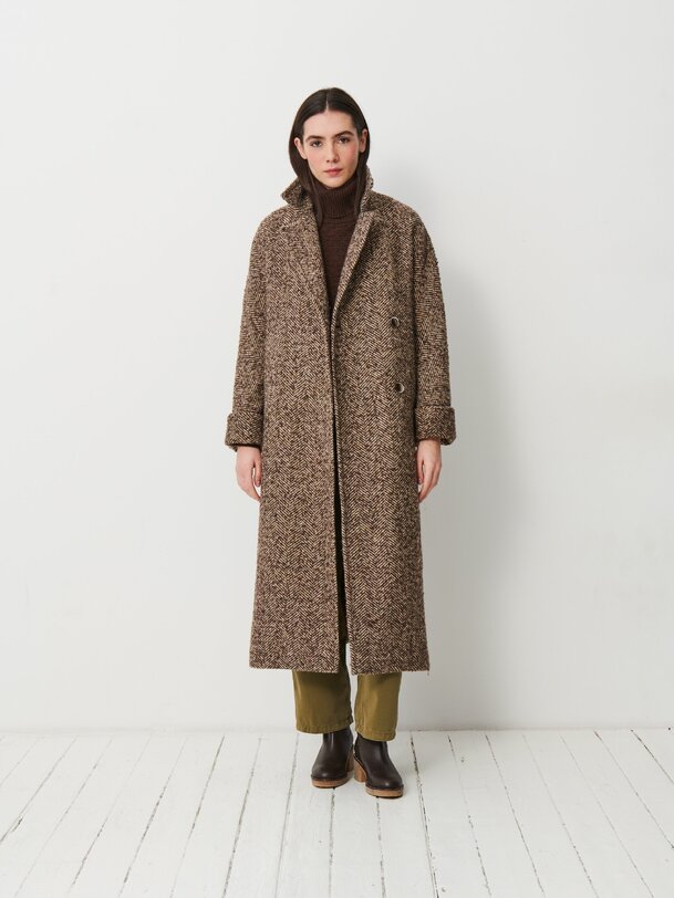 osenin cappotto di castagno