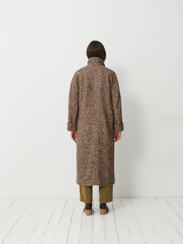 osenin cappotto di castagno