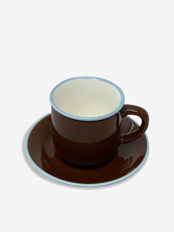 tasse ristretto céramique - bazar de luxe marrone