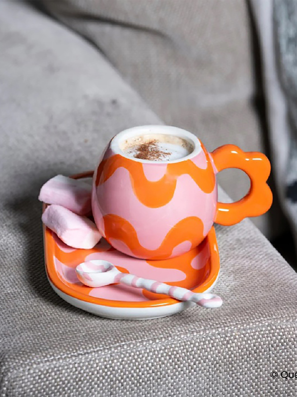 tasse espresso juanita - que rico optiplast arancione