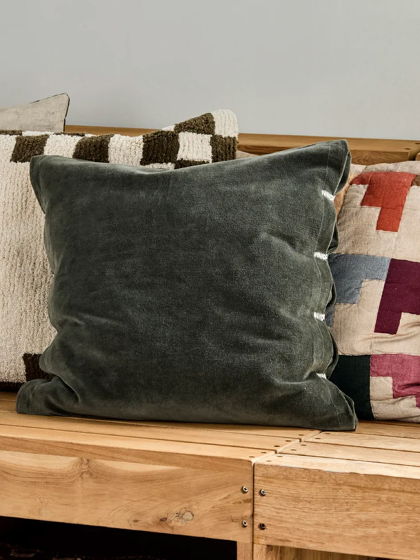 coussin hd velluto vert amp interieur - medico interno verde