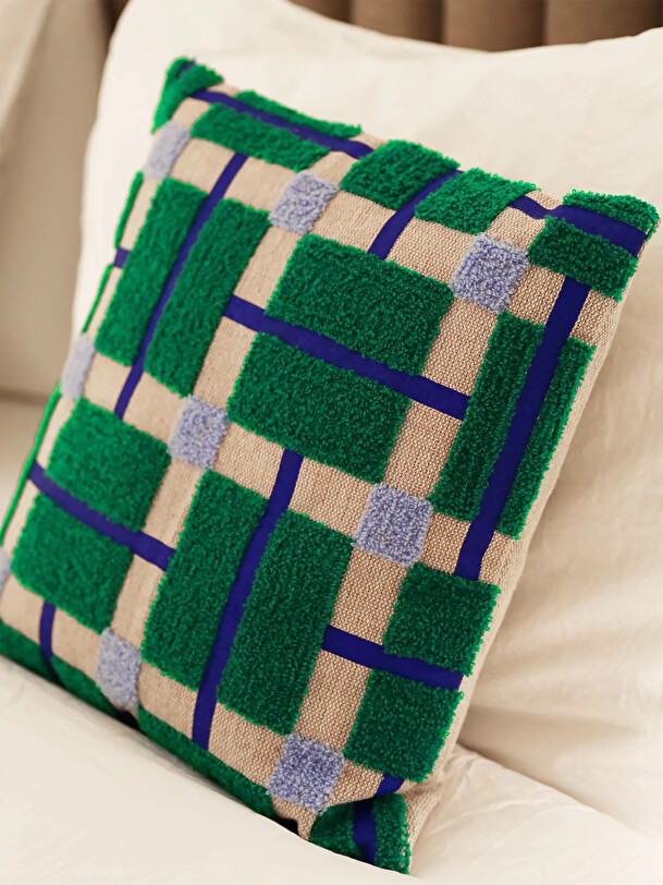 plano verde cuscino 40x40 verde