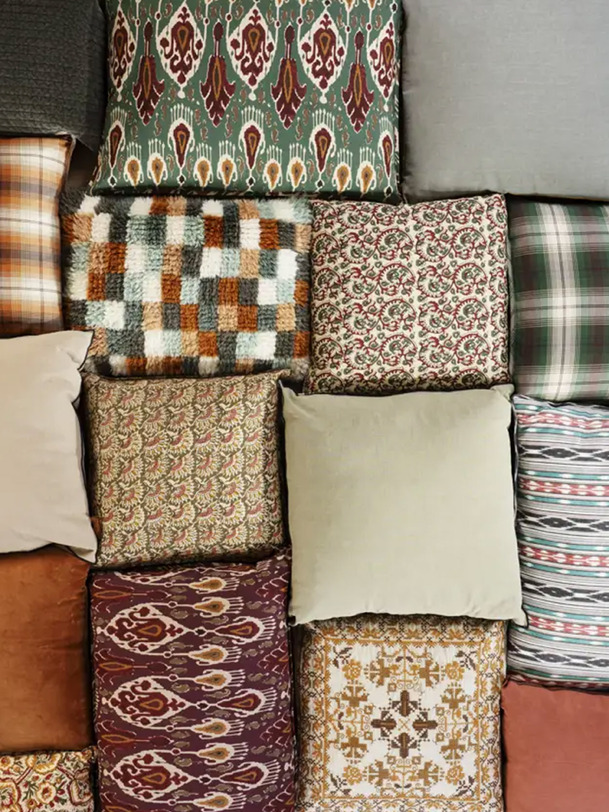 coussin stampa 50x50 - mme stoltz khaki