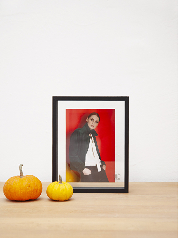 medio photo frame nero