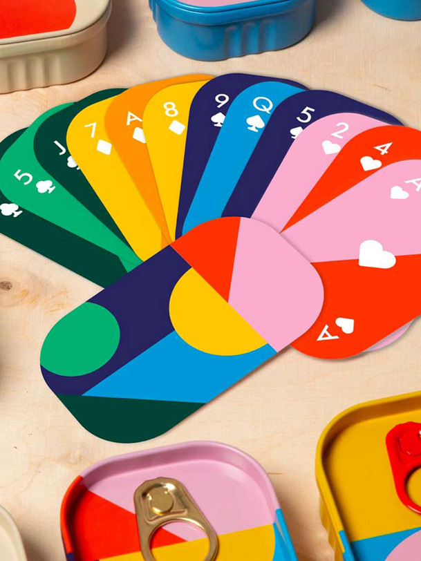 giocare jeu de cartes - blocco disegno multicolore