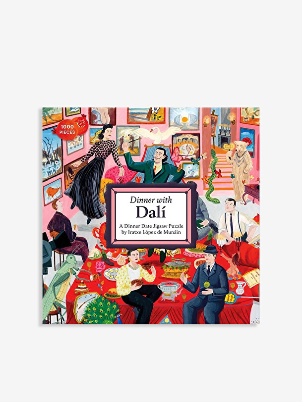 puzzle cena con dali - nuove riviste multicolore