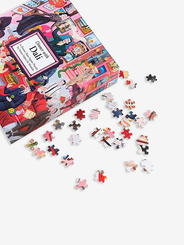 puzzle cena con dali - nuove riviste multicolore