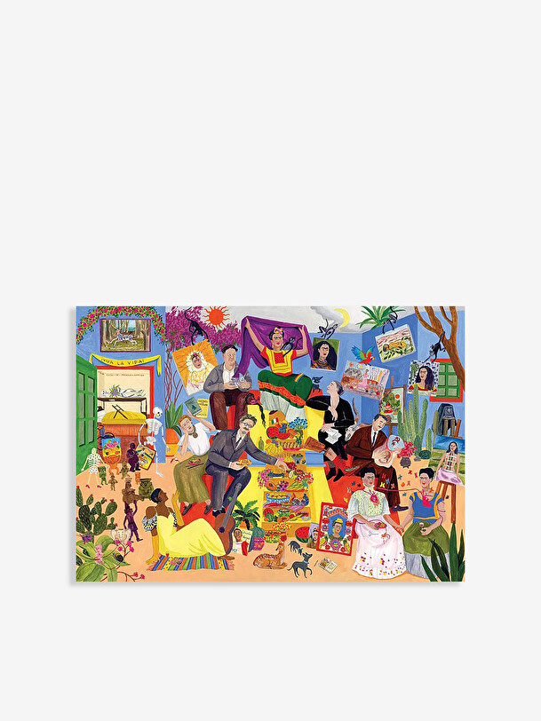puzzle cena con frida - nuove riviste multicolore