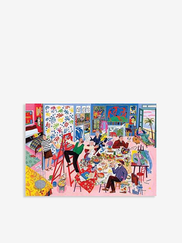 puzzle cena con matisse - nuove riviste multicolore