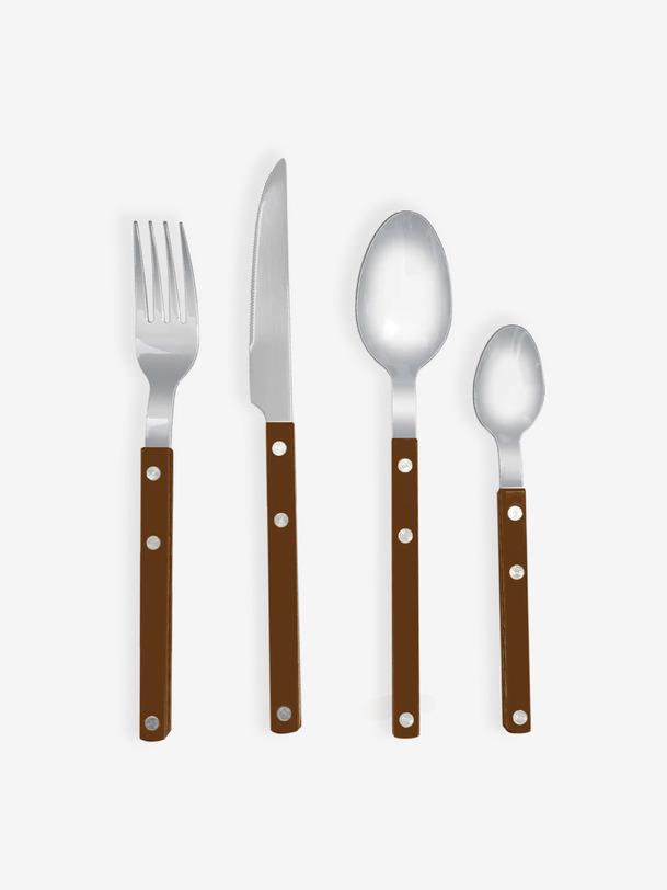 set de 4 couverts gustave - opjet moka