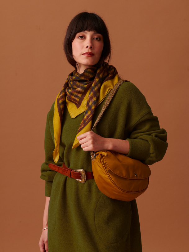 orelia dress khaki