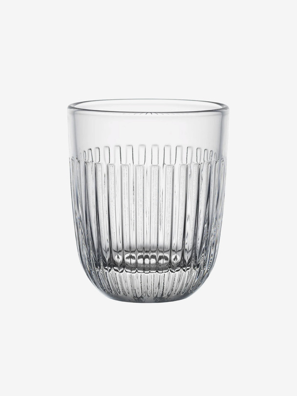 1 basso in vetro trasparente artdeco