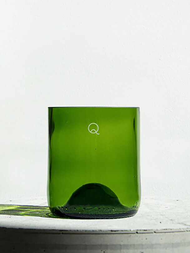 set di 4 dibattito occhiali da 25cl verde
