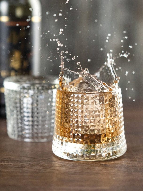 lot de 4 gobelets whisky - la rochere trasparente