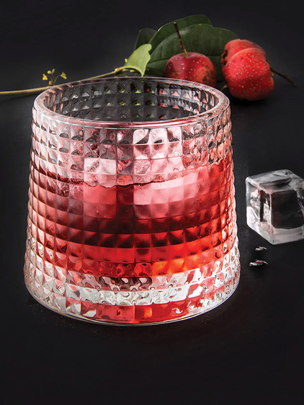 lot de 4 gobelets whisky - la rochere trasparente