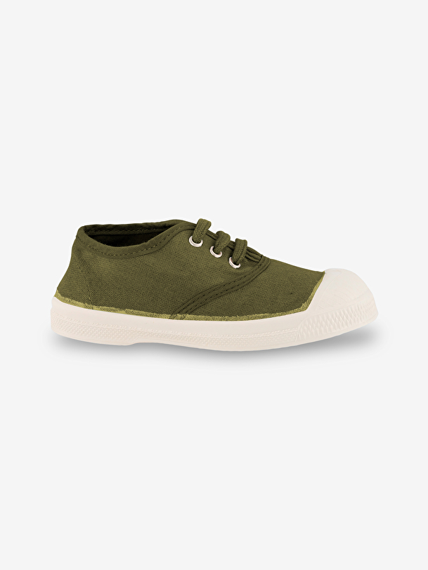 i bambini lace-up tennis khaki