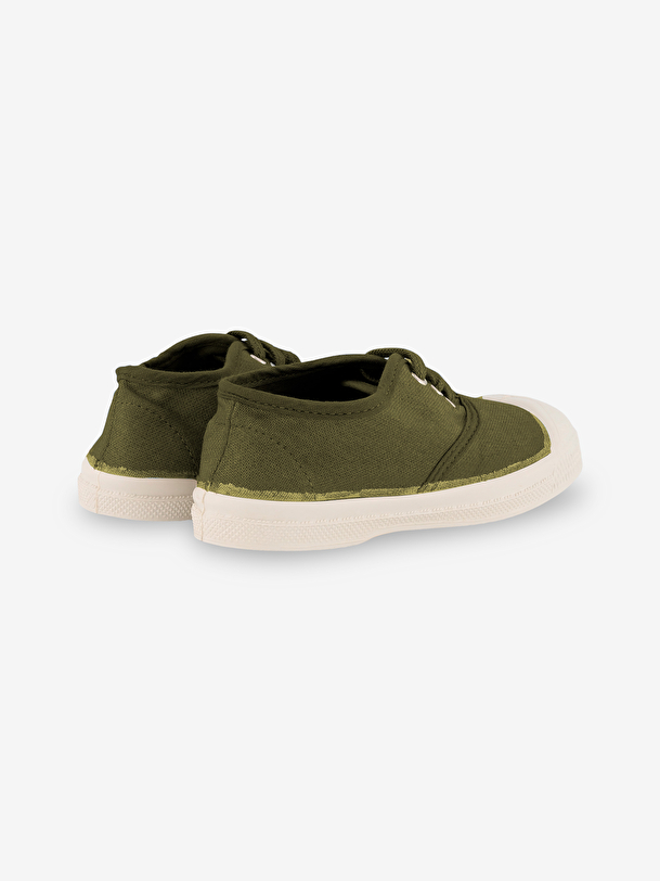 i bambini lace-up tennis khaki