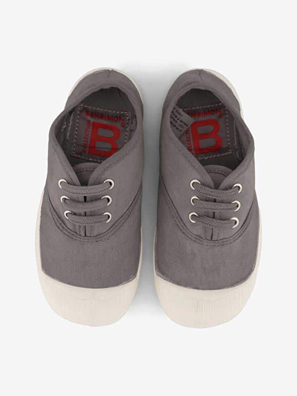 i bambini lace-up tennis grigio