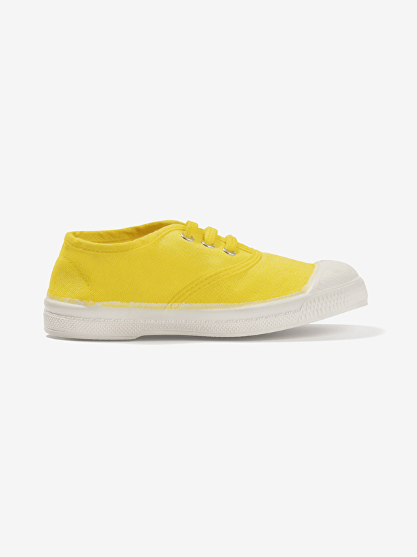 i bambini lace-up tennis limone