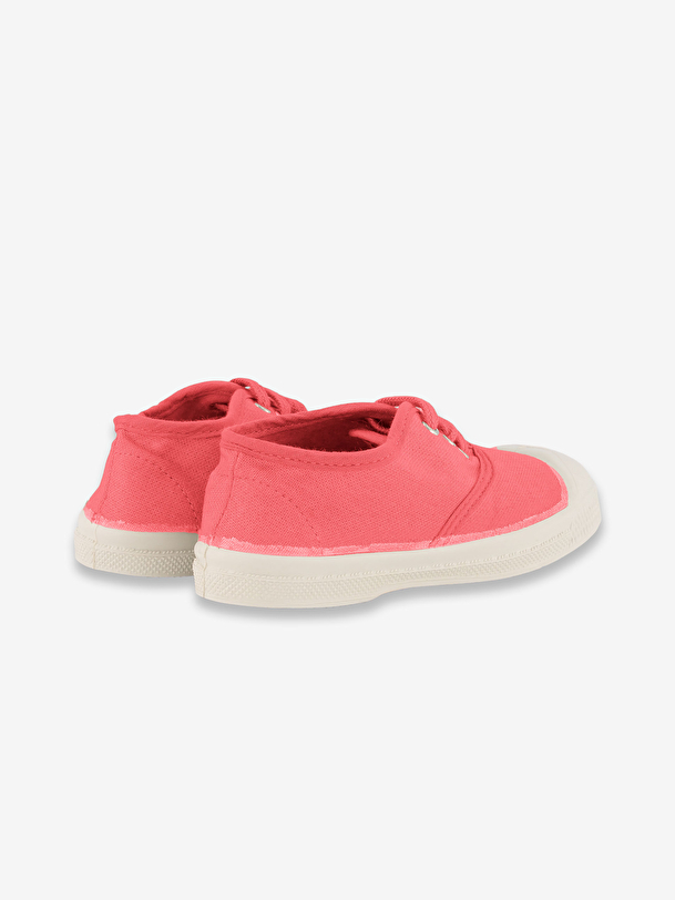 i bambini lace-up tennis hibiscus