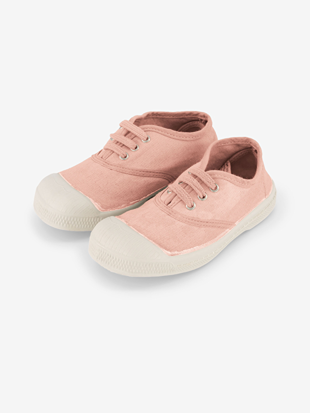 i bambini lace-up tennis rosa chiaro