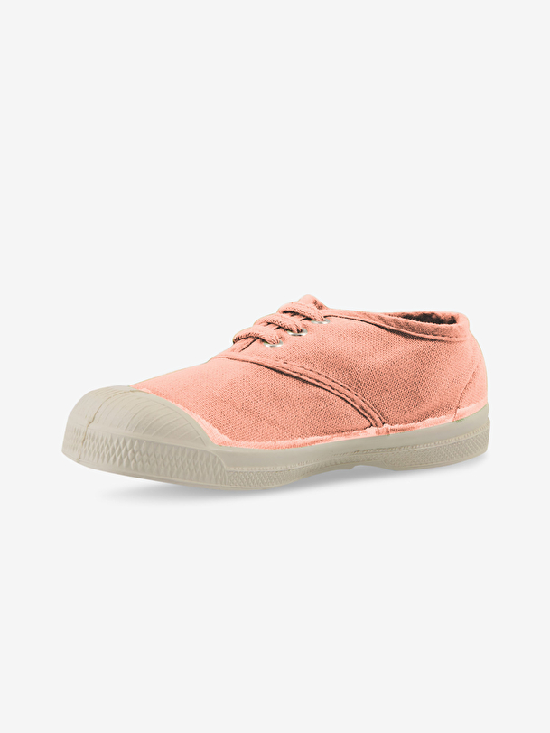 i bambini lace-up tennis rosa