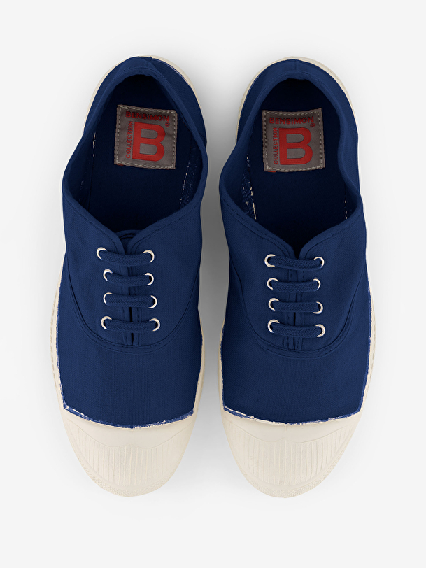 uomini lace-up tennis indigo