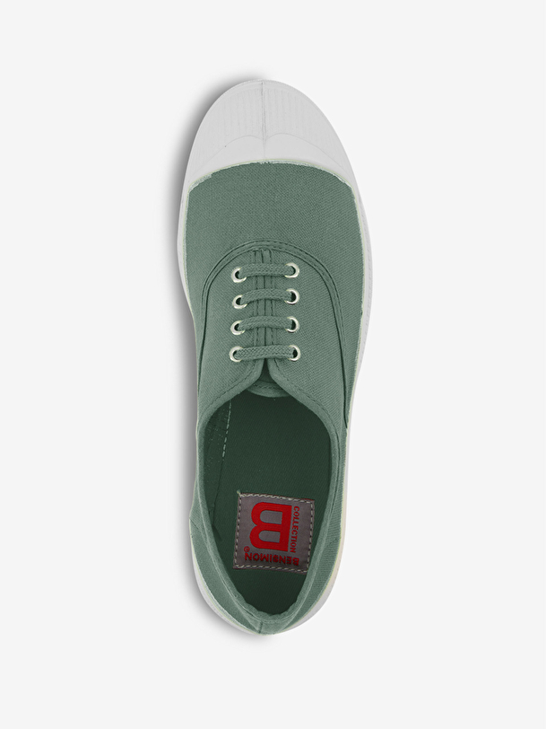 luomo lace-up tennis matcha