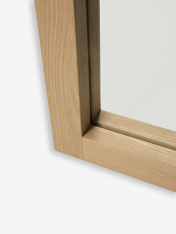 rovere light frame specchio h200 rovere chiaro