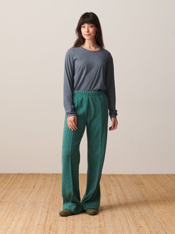 luckylon pantaloni blu verde